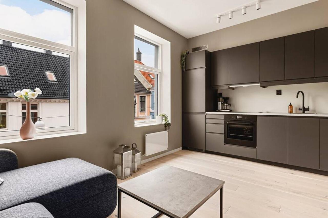 Dinbnb Apartments I New 2023 I 600M To Bryggen Bergen Bagian luar foto